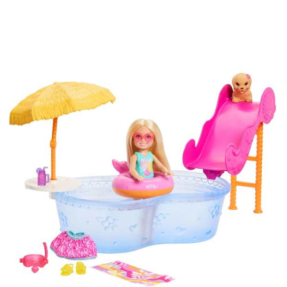 Barbie Summer Vacation Chelsea Pool Party Playset