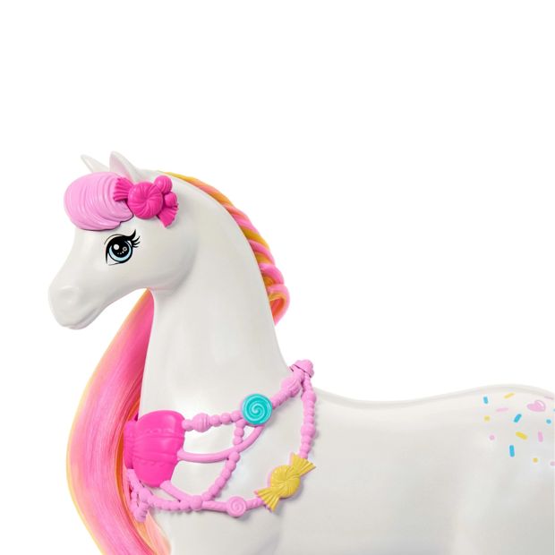 Barbie in the Nutcracker Land of Sweets Horse with Colourful Scented Hair and Candy-Scented Accessories