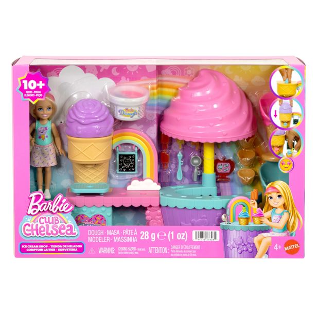 Barbie Club Chelsea Ice Cream Shop Doll and Accessories