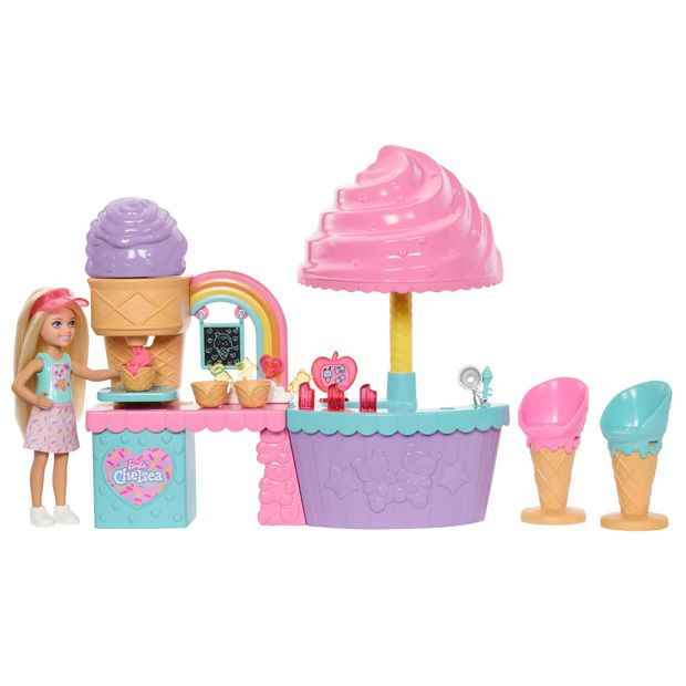 Barbie Club Chelsea Ice Cream Shop Doll and Accessories