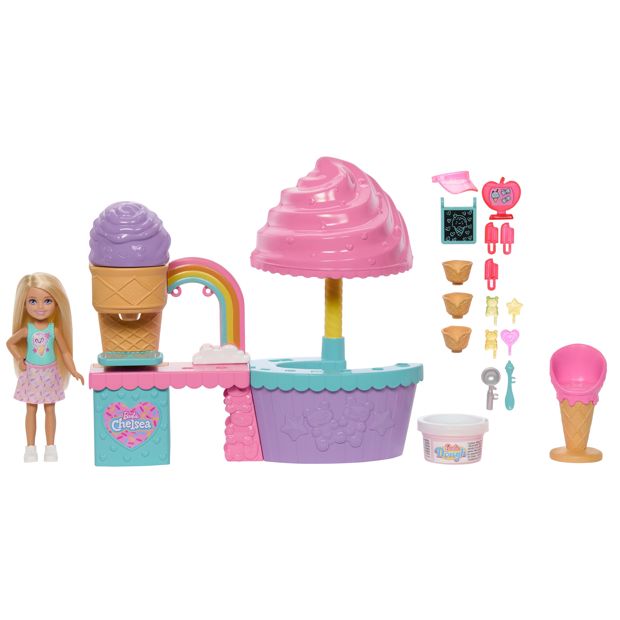 Barbie Club Chelsea Ice Cream Shop Doll and Accessories