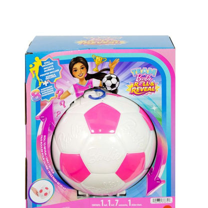 Barbie Team Barbie Roll & Reveal Soccer Player Doll and Accessories