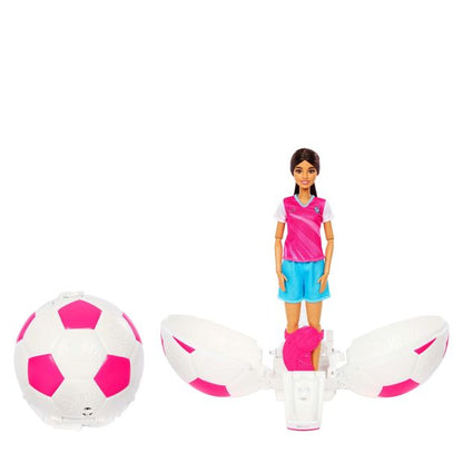 Barbie Team Barbie Roll & Reveal Soccer Player Doll and Accessories