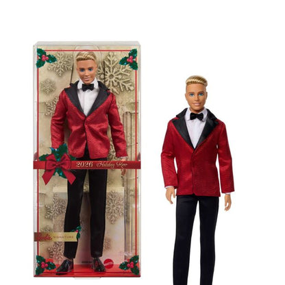 Barbie Signature 2026 Holiday Blonde Ken Collectible Fashion Doll