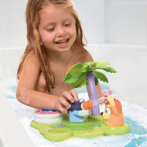Bluey Bath Island Bath Toy