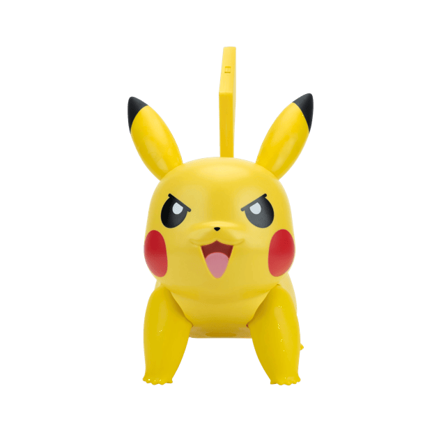Pokemon Battle Action Interactive Pikachu with 100+ Unique Reactions, Lights & Tail Launcher