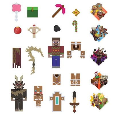Minecraft Advent Calendar 3 8.25cm Scale Action Figures