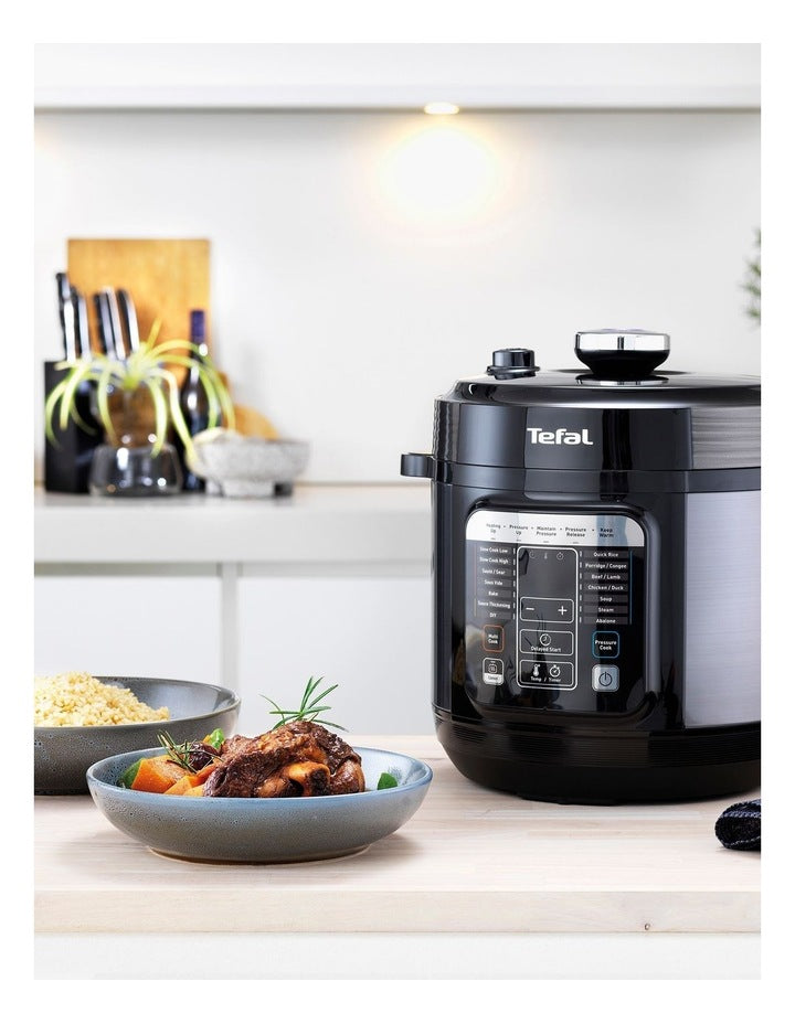 Home Chef Smart Multicooker in Black/Silver CY601