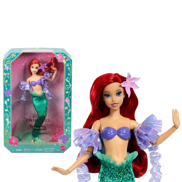 Disney Princess Sparkling Princess Series Mermaid Ariel Fashion Doll