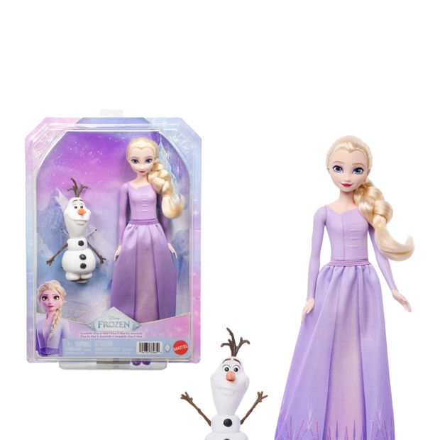 Disney Frozen Arendelle Elsa Fashion Doll & Olaf Friend Figure