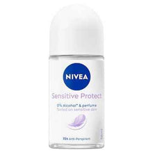 Nivea Sensitive Protect Roll On 72hr Antiperspirant Deodorant 50mL