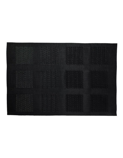 Squares Placemat 45x30cm in Black