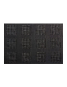 Squares Placemat 45x30cm in Black