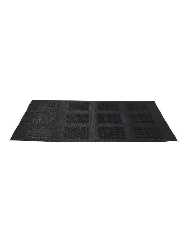 Squares Placemat 45x30cm in Black