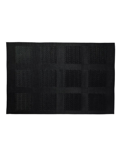 Squares Placemat 45x30cm in Black