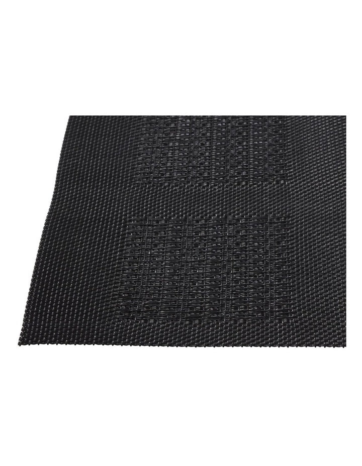 Squares Placemat 45x30cm in Black