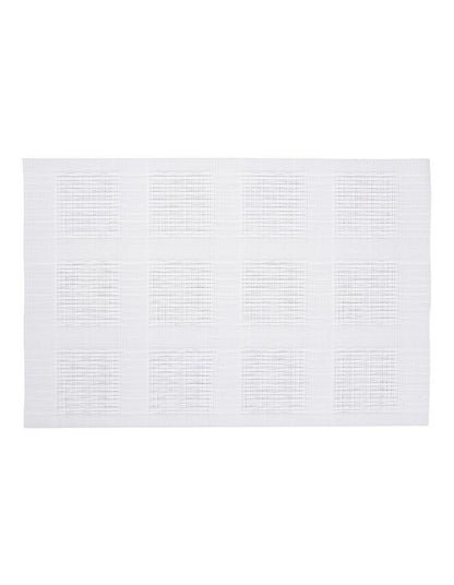 Placemat 45x30cm in White Squares