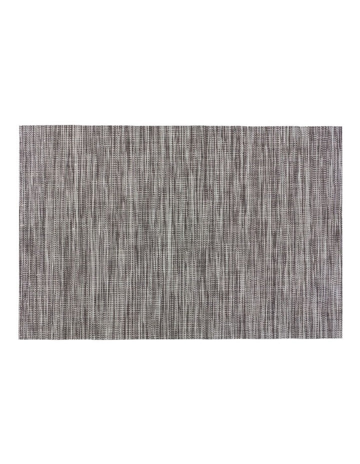 Lurex Stripe Placemat 45x30cm in Grey