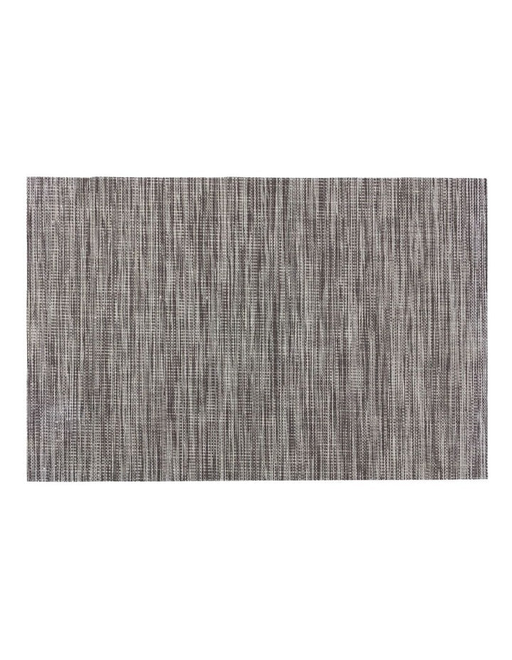 Lurex Stripe Placemat 45x30cm in Grey