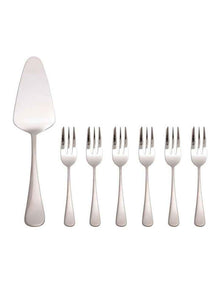 Cosmopolitan Cake Server & Fork Set 7 Piece Gift Boxed