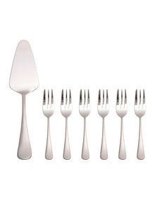 Cosmopolitan Cake Server & Fork Set 7 Piece Gift Boxed