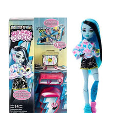 Monster High Self-Scare Secrets Frankie Stein Fashion Doll with 13 Realistic Accessories