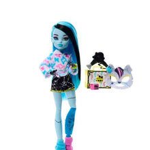 Monster High Self-Scare Secrets Frankie Stein Fashion Doll with 13 Realistic Accessories