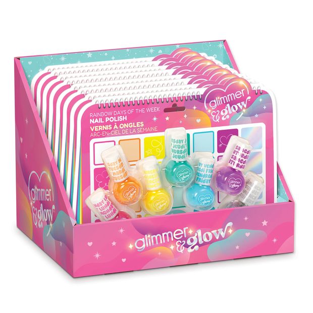 Rainbow Days of the Week Nail Polish