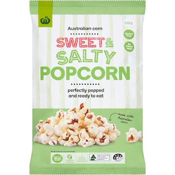 Woolworths Sweet & Salty Popcorn 120g