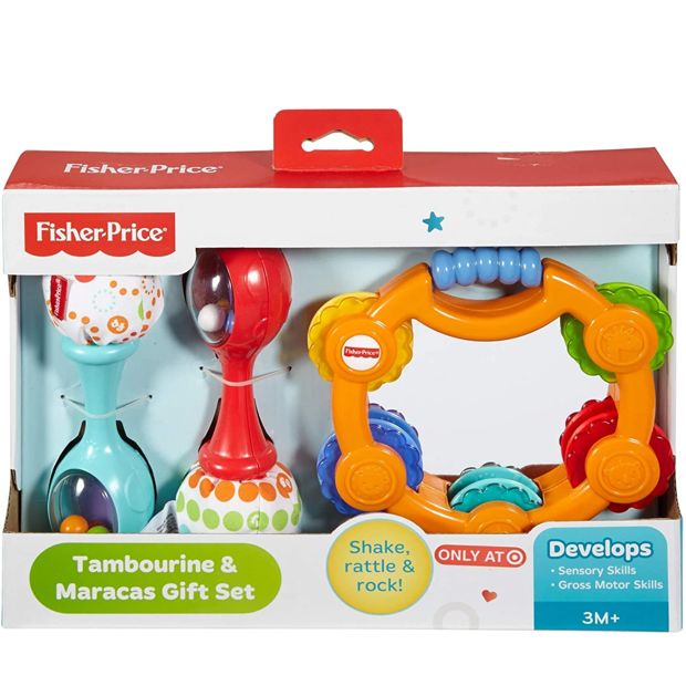 Fisher Price Tambourine & Maracas Gift Set
