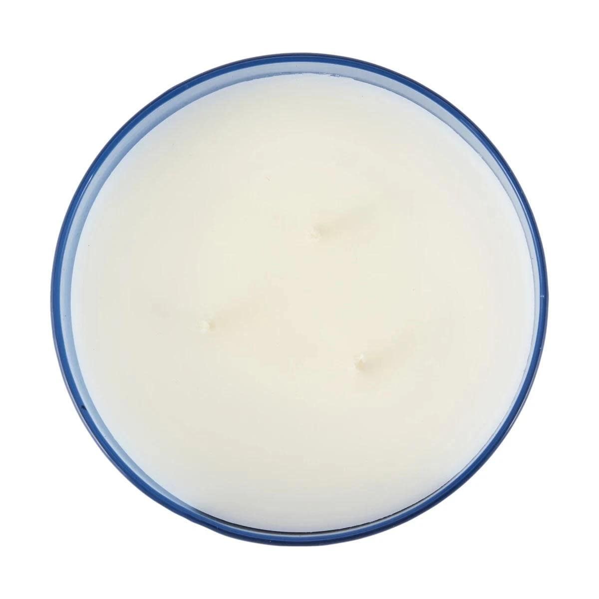 Mediterranean Inspired Glass Candle