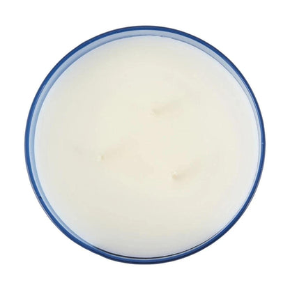 Mediterranean Inspired Glass Candle
