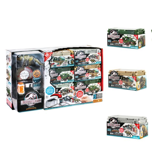 Jurassic World Captivz Science Gone Wrong Dinorama - Assorted