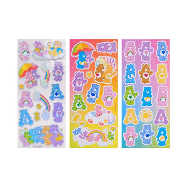 Care Bears Puffy Stickers 3-Pack