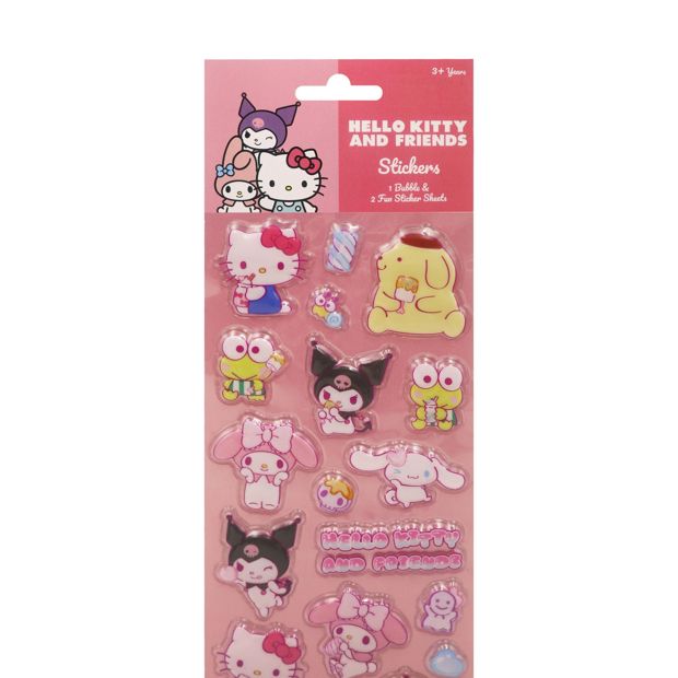 Hello Kitty and Friends Puffy Stickers 3 Pack
