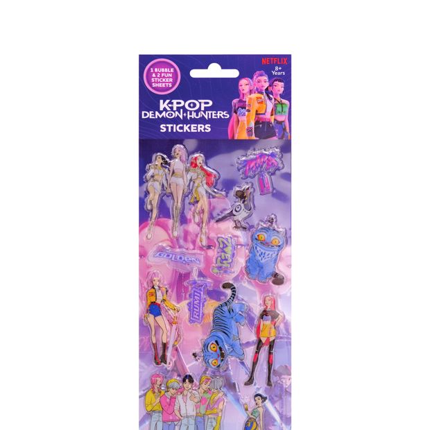 K-Pop Demon Hunters Bubble Stickers 3-Pack