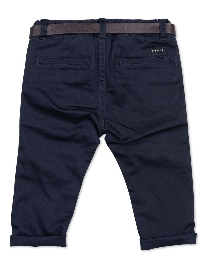 Cuba Stretch Chino (0-2 years) in Navy