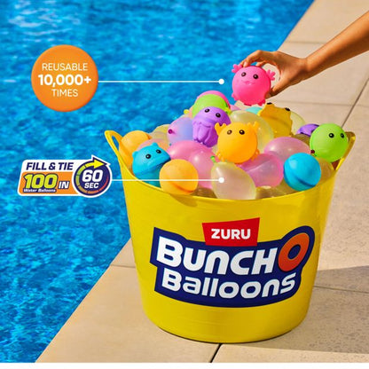 Bunch O Balloons Reusable Animal Water Balloons 6 Pack by ZURU