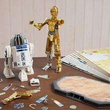 Star Wars C-3PO & R2-D2 3D Puzzle Model Kit Puzzle with Stand from 4D Build