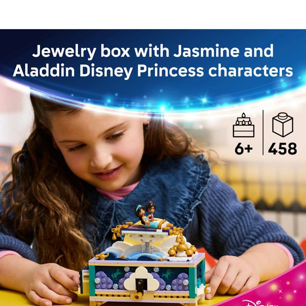 LEGO® Disney Princess Jasmine's Jewellery Box 43295