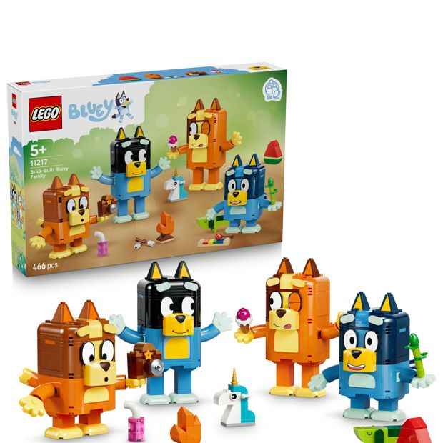 LEGO® Bluey Brick-Built Bluey Family 11217