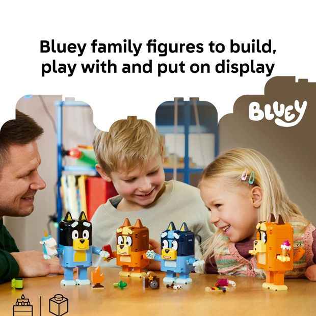 LEGO® Bluey Brick-Built Bluey Family 11217