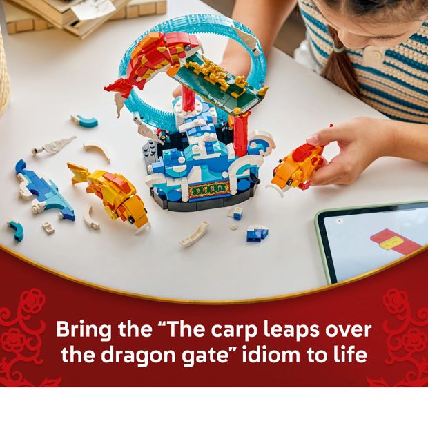 LEGO® Spring Festival Prosperity Carp Leaping 80120