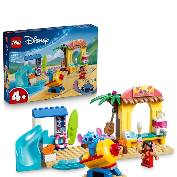 LEGO® Disney Classic Beach Fun with Lilo & Stitch 43280