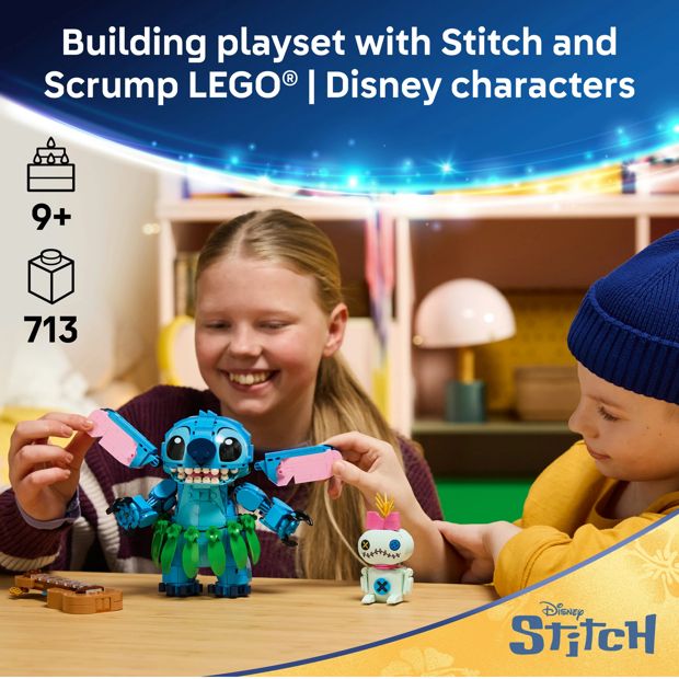 LEGO® Disney Classic Stitch & Scrump 43296