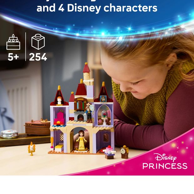 LEGO® Disney Princess Belle & the Beast's Enchanted Castle 43289