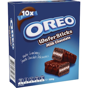 Oreo Milk Chocolate Wafer Stick Cookies 10 pack 128g