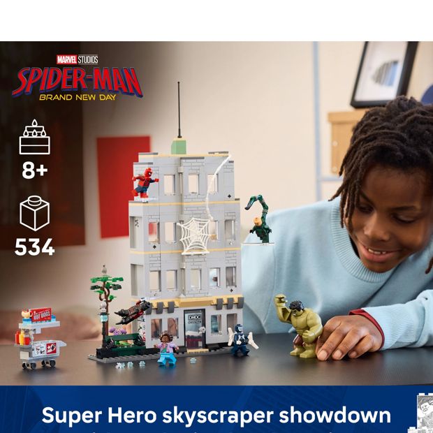 LEGO® Super Heroes Marvel Spider-Man vs. Hulk Epic Clash 76350