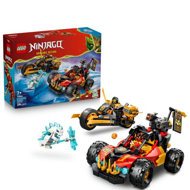 LEGO® NINJAGO Kai and Cole's Combiner Vehicles 71864