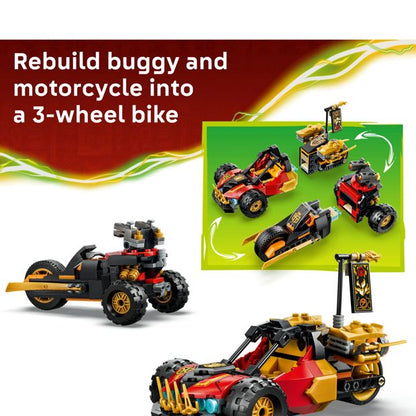 LEGO® NINJAGO Kai and Cole's Combiner Vehicles 71864